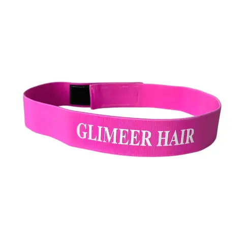 GLIMEER 1 Count Hair Elastic Band for Wigs Edges Lace Melting Bands to Keep Lace Front Wigs in Place and Adjustable Bands Hair Extensions