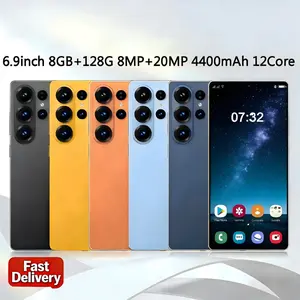 S25 Ultra Unlocked 4G Android 14 Smartphone.8GB+128GB,6.99" HD Display,8MP+20MPCam,4400mAh, Dual Card, Built-in Pen, FaceUnlock, , Case & ProtectorDual , Case & Protector budget-friendlysmartphones phone case unlockedphone