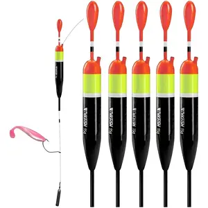 Fishing Bobbers Fishing Floats and Bobbers Slip Bobbers for Fishing Balsa Floats Crappie Fishing Bobbers 1/6oz(3."X0."X6.73") 3/8oz(3.84"X0.6"X 7.2") 1/2oz(4.13"X0.75"X7.87")