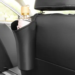 1pc Car umbrella holder, car rear seat umbrella holder, umbrella cover, storage bucket, hook