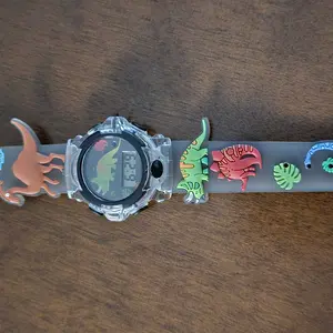 Cute Cartoon Dinosaur Pattern Digital Watch, Fashionable Luminous Watch for Kids, Trendy All-match & Exquisite Watch for Birthday Gift