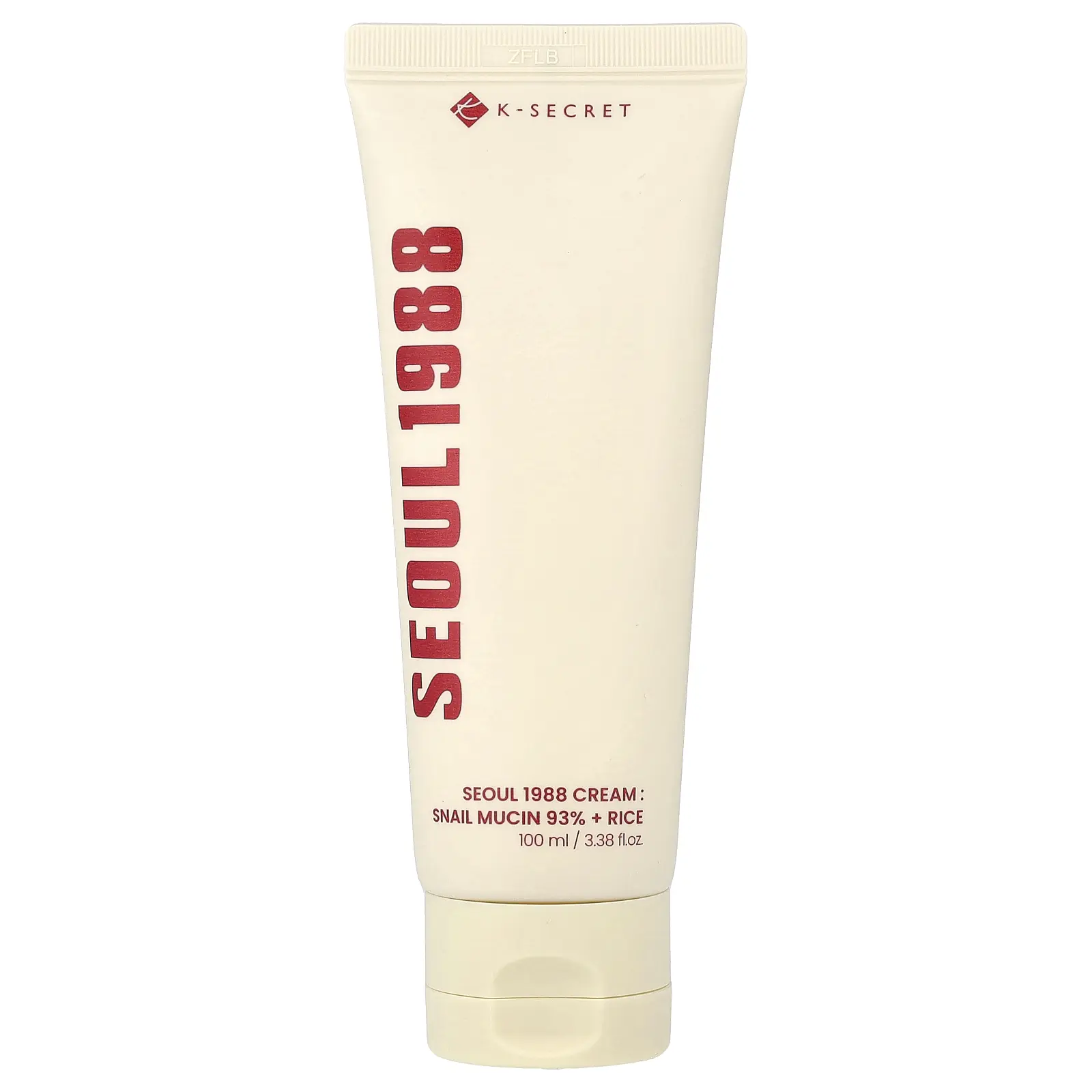 K-Secret Seoul 1988 Cream, Snail Mucin 93% + Rice, 3.38 fl oz (100 ml)