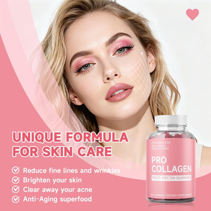 [BUY 1 Get 1]Optimal Efficacy Collagen Essence, 60 Capsules, Made in the USA. Contains essential minerals to support healthy aging and immune system function. - Health Supplement