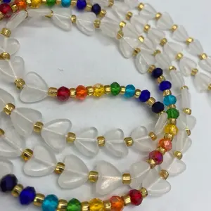 Subtle Glow-in-the-Dark TikTok Waist Beads – Variety of Styles – African Waist Jewelry – Tie-On (45”-50”) – Add to Cart, Buy Now – Price Per 1 Waist Bead