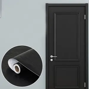 Wood Grain Pattern Self-adhesive Wallpaper, Self-adhesive Wall Sticker, Wall Decor for Home Living Room Bedroom, Home Decor, Door, Modern, Interior, Textured Wall Paper