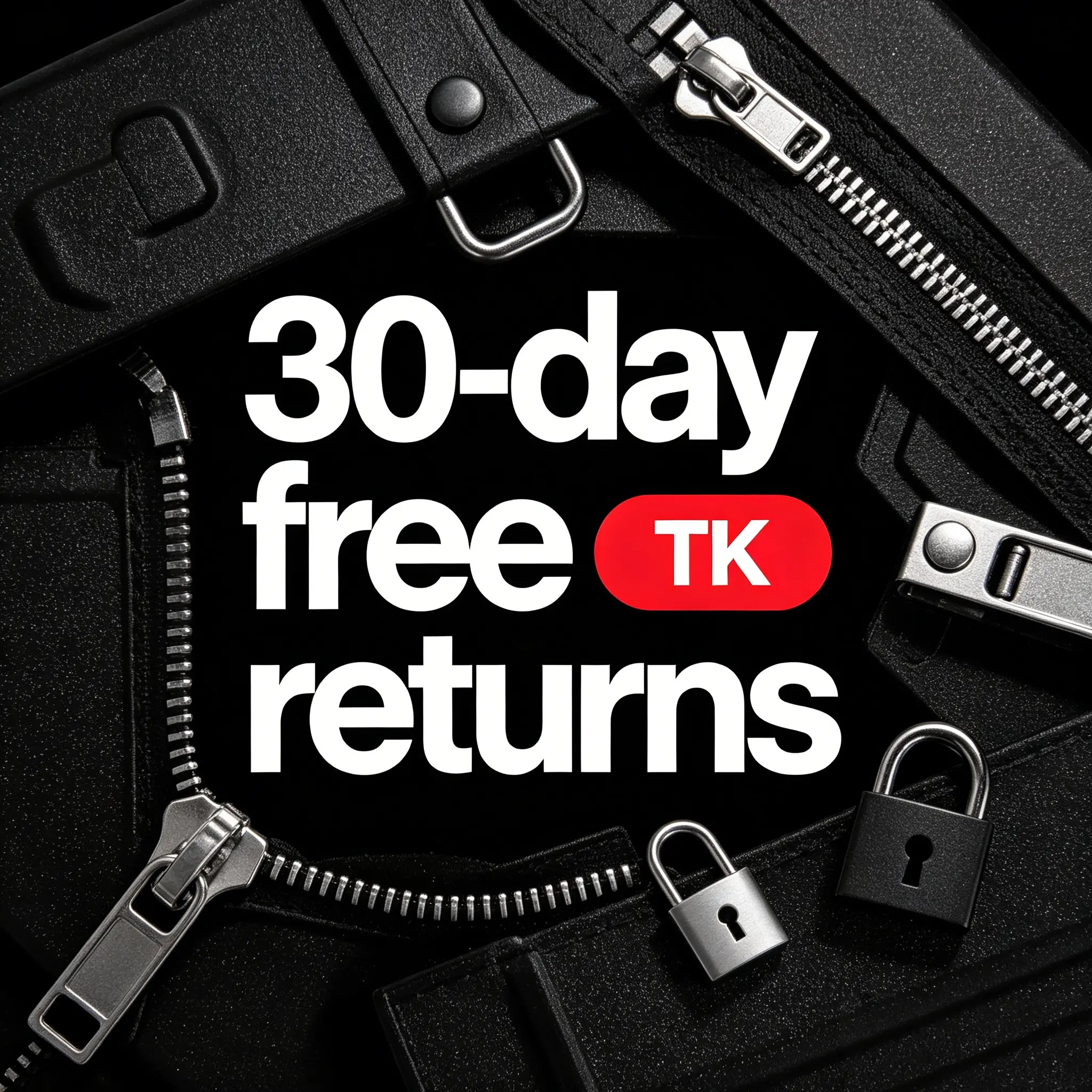 30-day free returns, 60-day quality guarantee