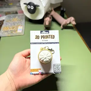 3D Printed Fidget Clicker, Dumpling Stress Relief Toy