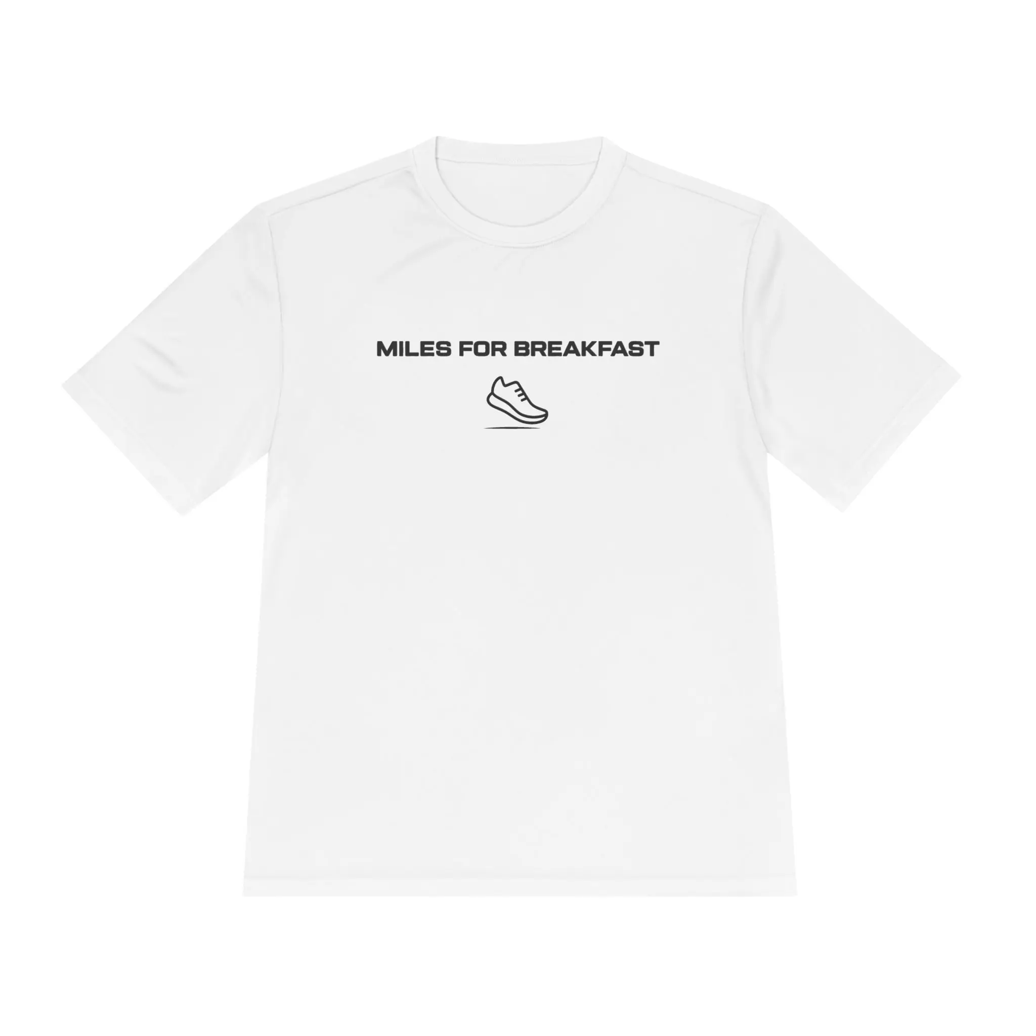 Miles For Breakfast running tee | Leave Your Mark athletic shirt