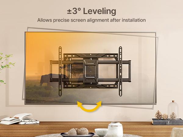 Ultra Slim TV Wall Mount for 37-95 Inch TVs | 1.1" Thin Low Profile Full Motion Bracket | Dual Swivel Articulating Arms with Tilt | Max VESA 600x400mm | Holds 132lbs | Fits 16"/18" Studs