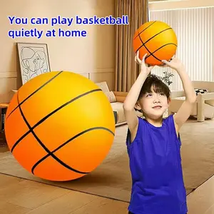 9.5 inches Airless Basketball Dribbling Indoor, Foam Training Ball for Quiet Dribbling and Indoor Training