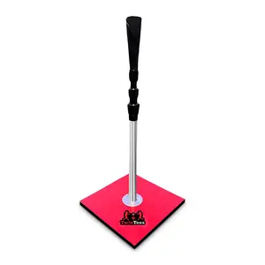 TwinTee Heavy Duty Batting Tee - Doesn't Slide or Fall - Largest Adjustable Height - Baseball and Softball Training Equipment