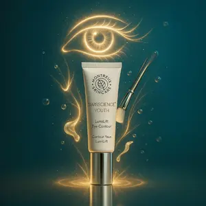 Montreux Skincare Swiss Science Youth LumiLift Eye Contour Cream 15ml - Targeted Eye Care for Fine Lines Wrinkles Puffiness & Dark Circles with Swisscience Technology