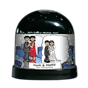 Anniversary, Couple - NTT Personalized Snow Globe