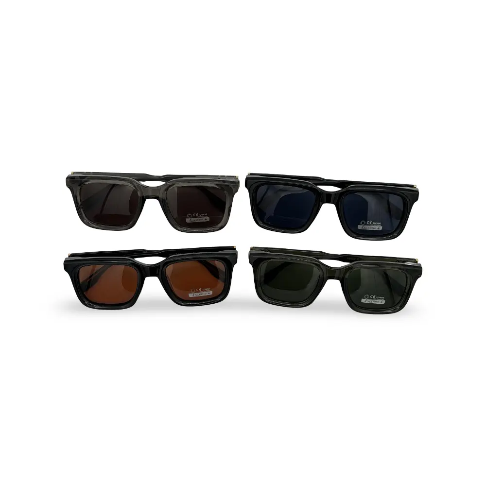 #42-P37002P CICI Sunglasses Premium Vintage Square Sunglasses for Women and Men