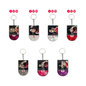 2026 World Tour Keychain Acrylic, Retro Vinyl Music Keyring