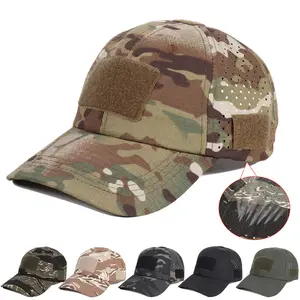 CP Camo Baseball Cap for Men – Breathable Mesh Tactical Hat, Outdoor Sports Velcro Snapback, Summer Sun Protection Adjustable Cap