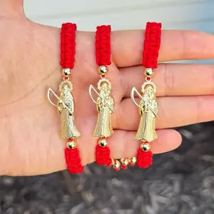 Santa Muerte Nylon Bracelet