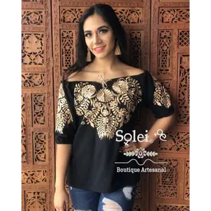 Andrea Golden Blouse