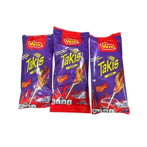 Vero Takis Lollipop Fuego With Chili Powder to Dip 3 Pack .84 Oz Per Bag Spicy Snack