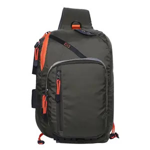 Fly Fishing Sling Pack Chest Bag Tackle Storage Shoulder