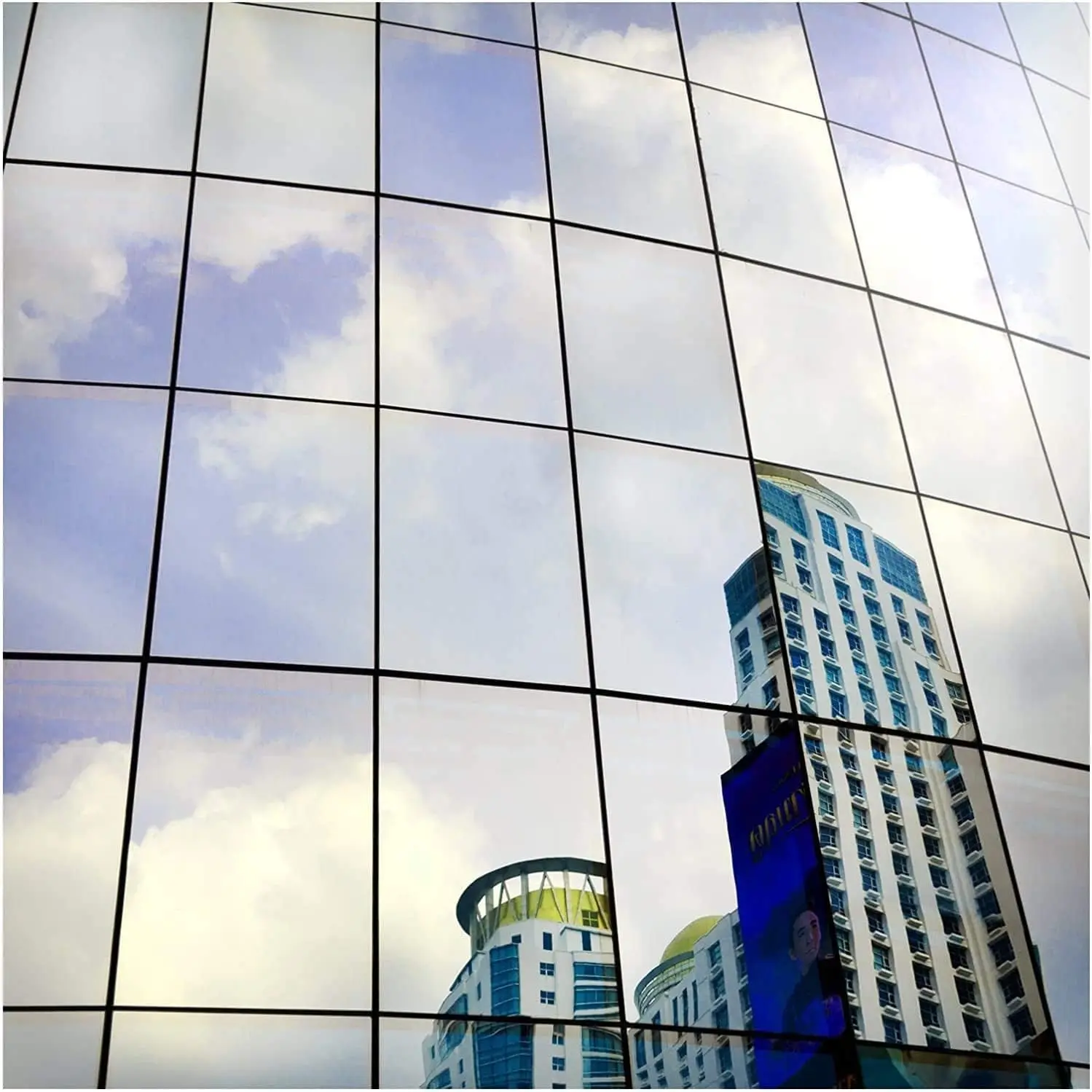 BDF S05 Synthetic Window Film - Window Tinting, Daytime Use, Heat Control, Mirror Effect, 5 (Very Dark), 30x12 ft Size