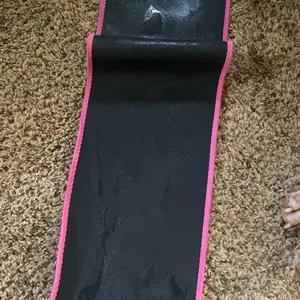 Trainer for Women and Men - Sweat Band Waist Trainer Belt for High Intensity Training and Gym Workouts, 5 Adjustable Sizes - Black/Pink