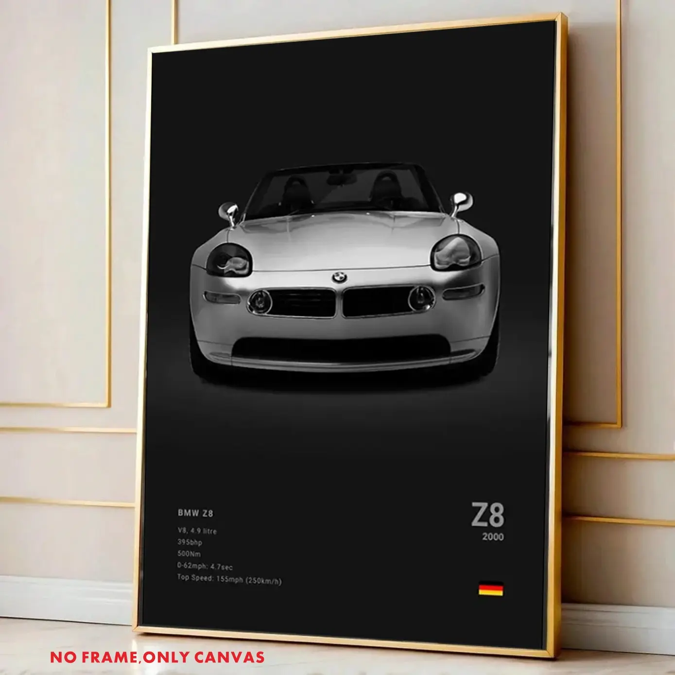 1 Pc, Luxury Sedan Black Background Sports Car Poster & Print F87 M3 M4 G90 E46 Canvas Wall Art Decorative Painting Suitable for Rooms & Offices, 2D Flat, Frameless, High-Quality Printed Artwork