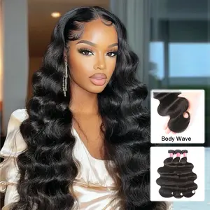 Nadula Body Wave Bundle(s) 8-30 Inch Virgin Human Hair Weave 100% Virgin Hair Soft & Bouncy Glueless No Shedding 100g/pcs TikTokShopStockUp