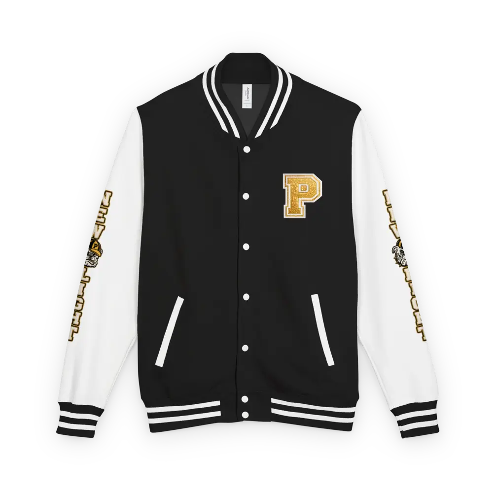 Custom New Light PHS Varsity Jacket, Anderson County Bulldog Letterman Jacket, Class of 2000 Alumni Jacket, Chenille Patch Jacket, Personalized School Spirit Bomber, Graduation GiftHeavyweight letterman jacket