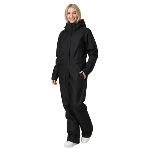 YEEFINE Unisex 1-Piece Ski Jumpsuit - Premium Waterproof Breathable Activewear Clothing, Adjustable Snug Fit, Double-Zip Toilet Access, High Leg Bottoms, Athletic Training Sportswear for Winter Outdoor Sports