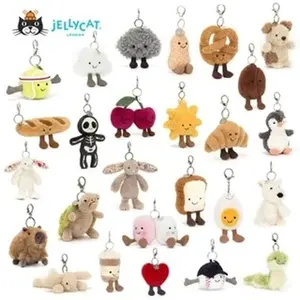 2026 Jellycat Mini Plush Keychain – Soft Cute Bag Charm for Women, Aesthetic Purse Decor, Trending TikTok Gift