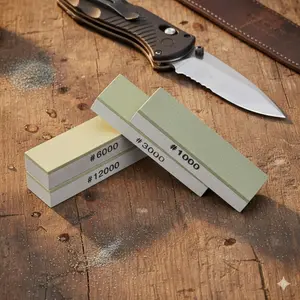 Diamond Sharpening Stone Resin Bond Oilstone Portable High Hardness Professional Tool For Kitchen Outdoor Hunting EDC Knives Fine Grinding Edge Repair Lasting Sharpness Dual Use Ultra Fine Abrasives Flat Durable Anti Clogging Efficient Sharpening