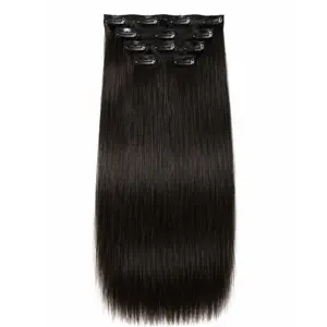 Luxury Straight Human Hair Clip-Ins | Full, Soft, Natural Blend | Minxx Hair Co