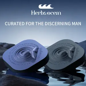 Herbsocean Men's Solid Balm Perfume, Infused with Squalane & Shea Butter, 2-in-1 Fragrance & Skincare, Clean Tea Scent for Sensitive Skin