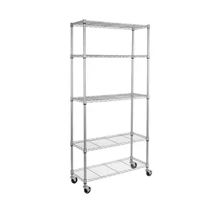 5-Tier NSF-Certified Steel Shelving 5-Tier NSF-Certified Steel Shelving
