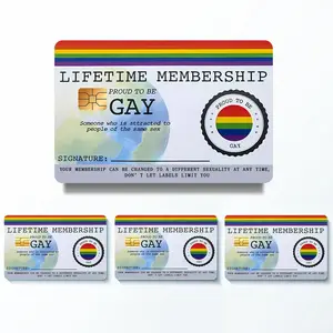 Lifetime Membership Card, 4 Counts/set Ultra-thin Skin Vinyl No Residue Sticker, Waterproof & Scratch Resistant Bank Card Sticker, Customized Sticker, Sticker Packs