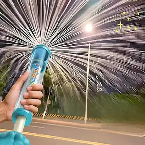 Creative Firework Water Gun, Pull-style Kids Outdoor Water Toy, Fun Photo Prop for Summer Beach Water Fight, Handheld