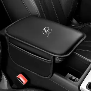 Leather Car Armrest Box Pad Central Protective Cover For Lexus IS250 Ct200h LS430 LX570 NX300h IS300h RX330 ES300h UX250h