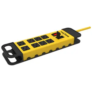 212 MAIN Coleman Cable 5148 6-Outlet Metal Power Block with USB, Plug, Cord, and Clip - Household & Large Appliance Parts & Accessories