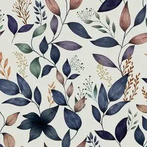 Navy Leaf Peel and Stick Wallpaper Floral Wallpaper 17.4" x 118" Dark Blue Leaf Contact Paper Navy Vinyl Wrap Peel Off Self-Wall Paper for Bedroom Cabinet
