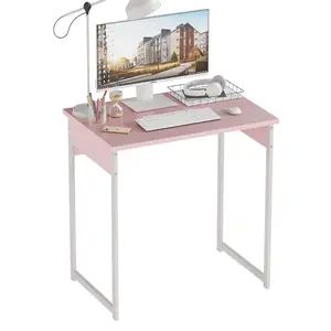 30 Inch Modern Laptop and Computer Desk Office Table for Home Office, Water and Scratch Resistant Surface Gaming Desk, Easy to Assemble Black Desk