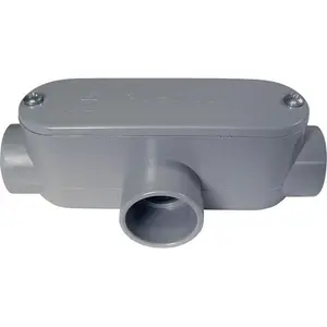 212 MAIN Cantex 5133563U 0.5 in. Type T PVC Conduit Body - Conduit Access, Mogul Fitting, UL Listed, CSA Listed, Wire Pulling, Schedule 40