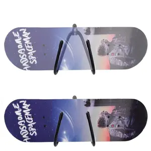 Skateboard Wall Mount Holder, Durable Holder, Adjustable Indoor Storage Rack, Free-Standing Design, No Board Included, Perfect for Organization