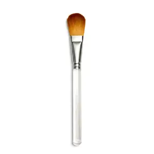 APPEARUS Professional Oval Facial Mask Brush with Premium Golden Taklon Bristles for Smooth Even Application Durable Copper Ferrule & Water Resistant Handle