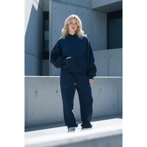 Scuba Tech Oversized Cropped Hoodie