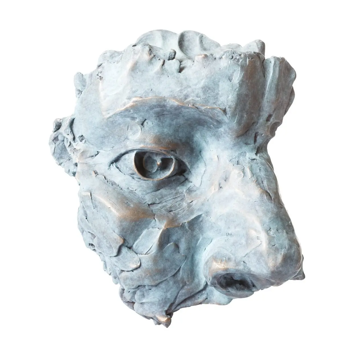 Persona- Bronze sculpture wall hanging Modern
