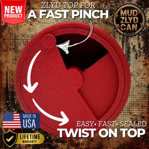 Mud ZLYD Can Rebel Red with FREE Reloader Funnel