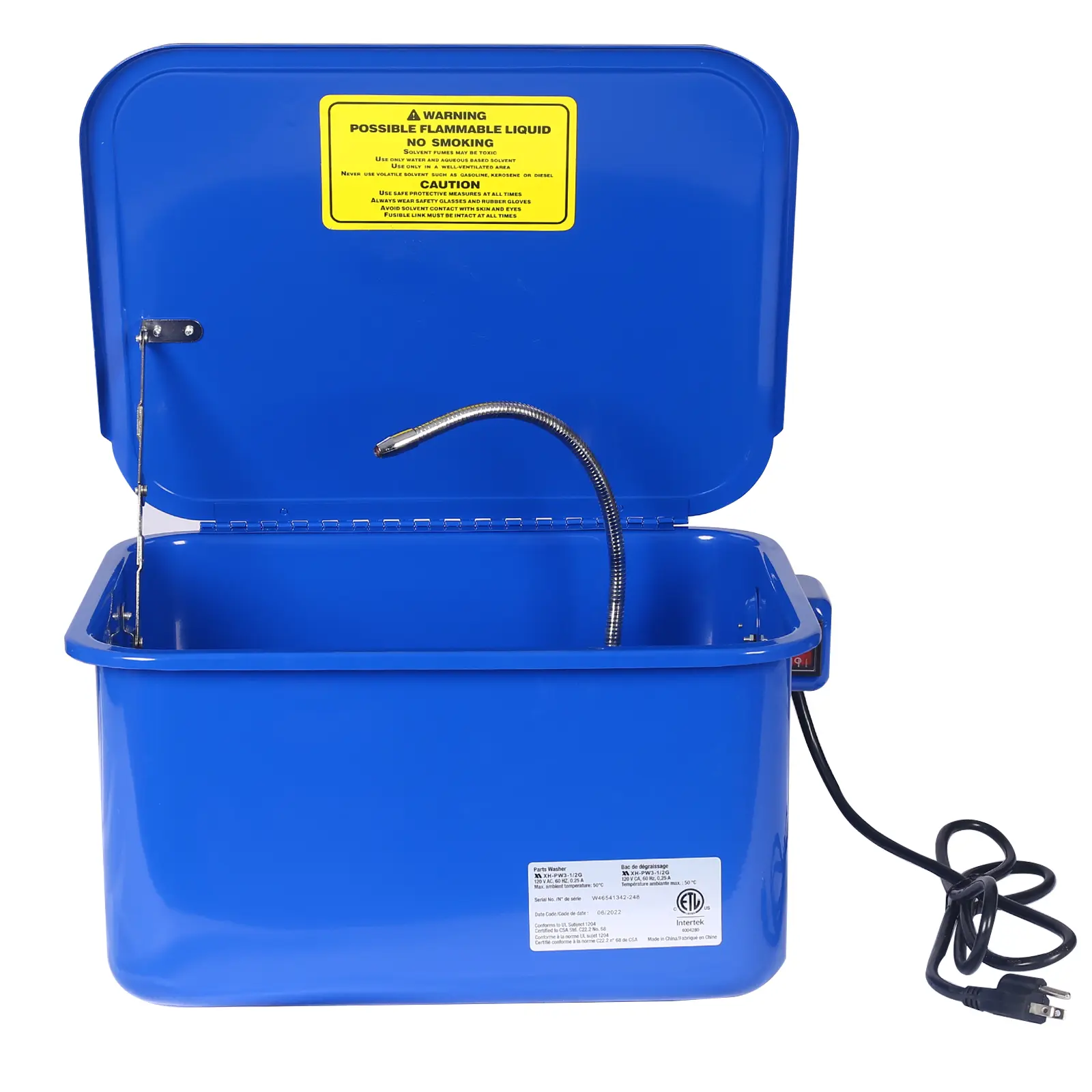 Hardware Cabinet parts washer with 110v pump,3.5 gallon BENCHTOP PARTS WASHER ,AUTOMOTIVE PARTS WASHER ELECTRICAL PUMP