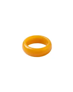 Mandarin — Orange Jade Stone Ring