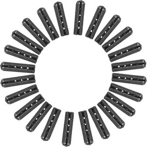Aglets for Shoelaces, 24PCS Metal Aglet Repair Kit Sneaker Shoe Lace Ends Tips Caps, DIY Shoelace Tip Replacement Compatible with Most Sneaker Shoes
